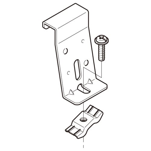 下面カバー対応振止金具溶融亜Z−SRS8