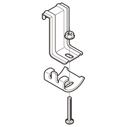 アングル用振止金具溶融亜鉛Z−SRS9T