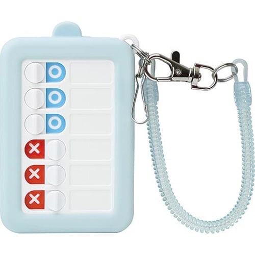 うっかりチェッカーパスケース付 ライトブルー