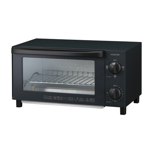 オーブントースター ブラック