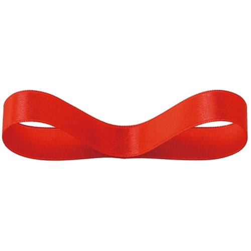 サテンリボン RED16mm 1巻