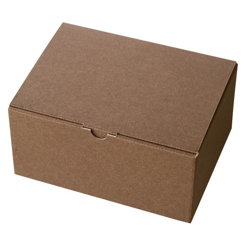 無地ブラウンギフトボックス−3 10枚