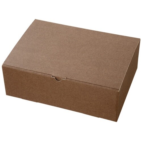 無地ブラウンギフトボックス−L1 10枚