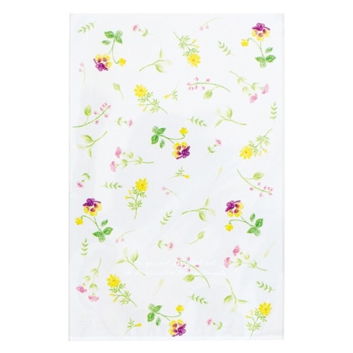 ナチュラルフラワーOPPギフトバッグ−4 50枚