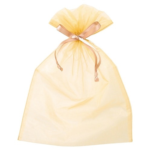 オーガンジーバッグ ゴールド LL 10枚