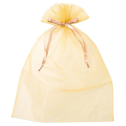 オーガンジーバッグ ゴールド XL 10枚