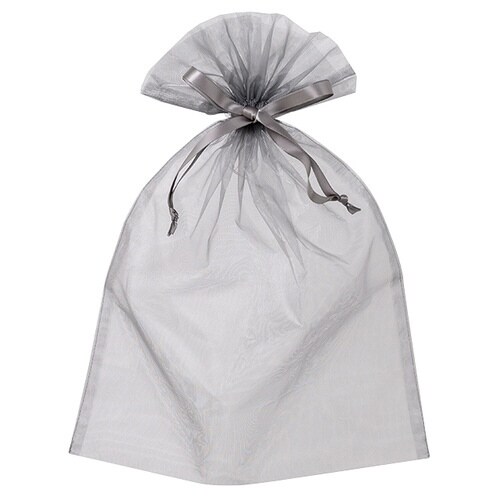 オーガンジーバッグ グレー LL 10枚