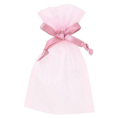 オーガンジーバッグ ピンク SS 10枚