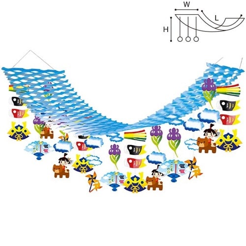 金太郎こいのぼりプリーツハンガー