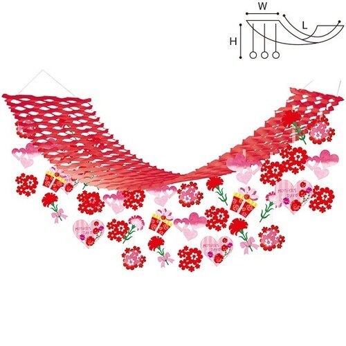 カーネーションハートプリーツハンガー