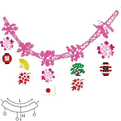 日本の四季ガーランド