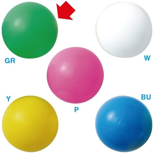巨大ガラポン用カラーボール1個(緑) 5個入