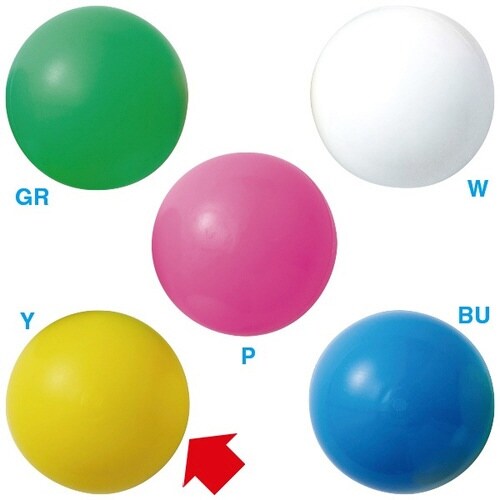 巨大ガラポン用カラーボール1個(黄) 5個入