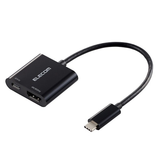 TypeC映像変換アダプタ C−HDMI 給電 黒