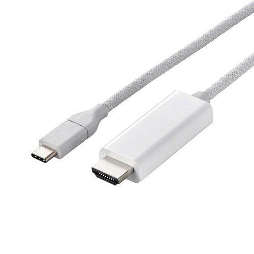 USB−C to HDMI 変換ケーブル 2m 白