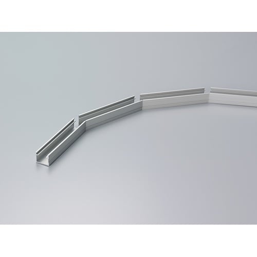 曲がりアルミレール TR−CHCH1000C