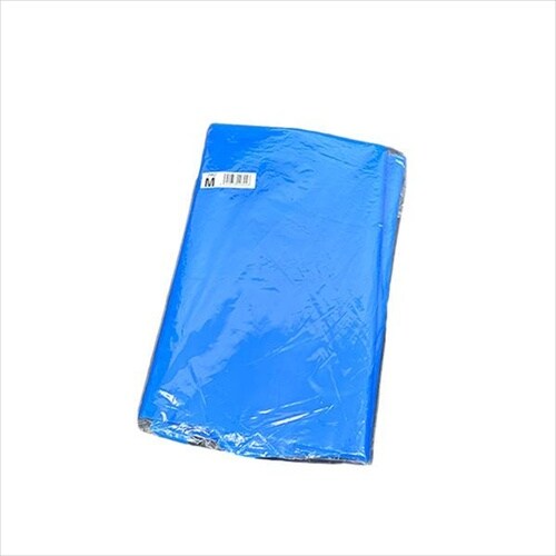 エンボスエプロン厚手 PE ブルー L