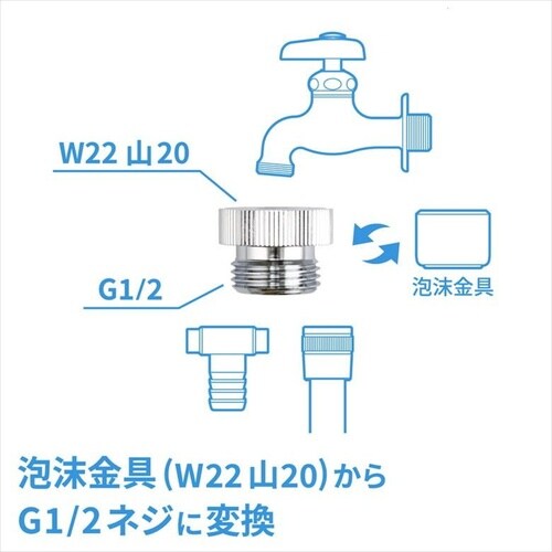 GA−HK044 泡沫変換アダプター 16ミリ