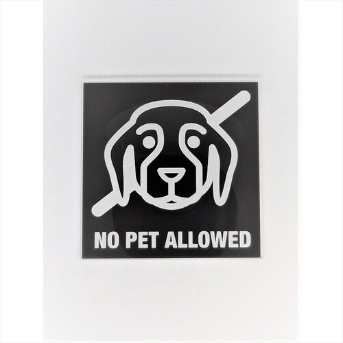 サインプレート ペットNG BK 日本語