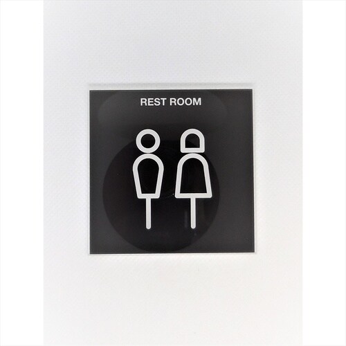 サインプレート トイレ WH