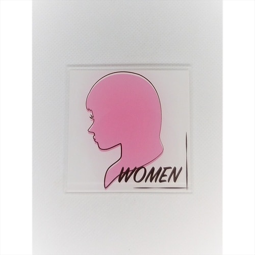 サインプレート WC横顔男性
