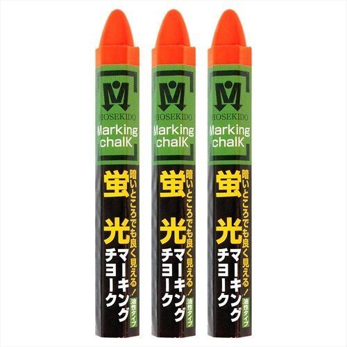 #054155 蛍光マーキングチョークイエロー