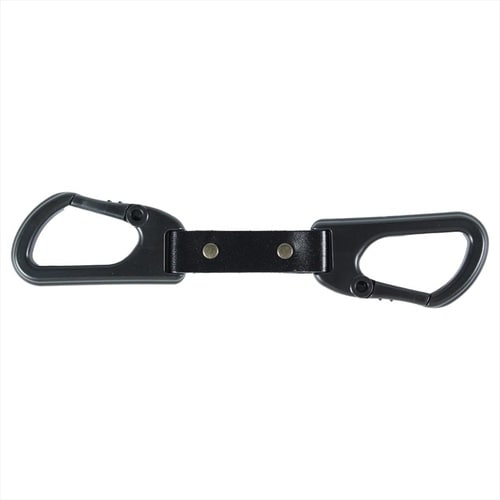 ALホルダー 黒 カラビナxクリップ