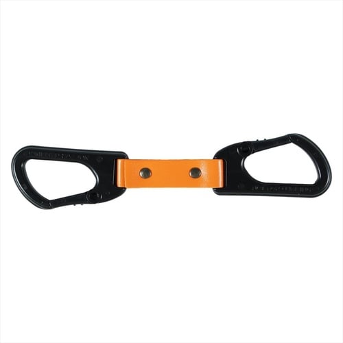 ALホルダー 橙 カラビナxクリップ