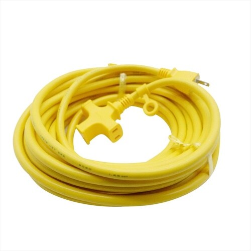 電工延長コード 黄 15A 20m