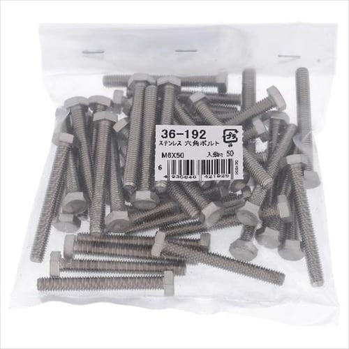 ステン 六角ボルト M6X60 50P