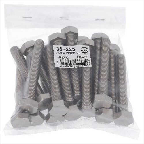ステン 六角ボルト M10X80 20P