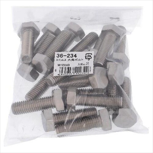 ステン 六角ボルト M12X60 20P