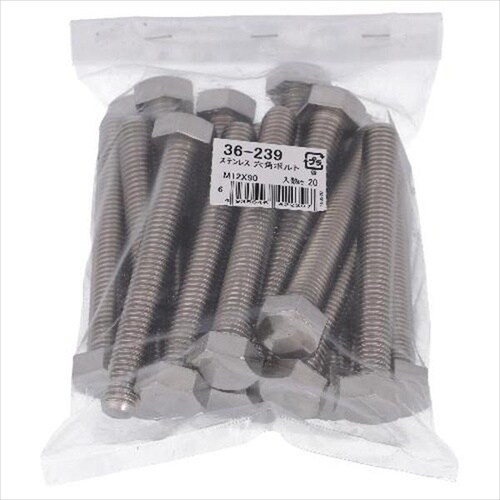 ステン 六角ボルト M12X100 20P