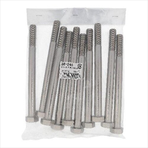 ステン六角中ボルトM12X180 10P