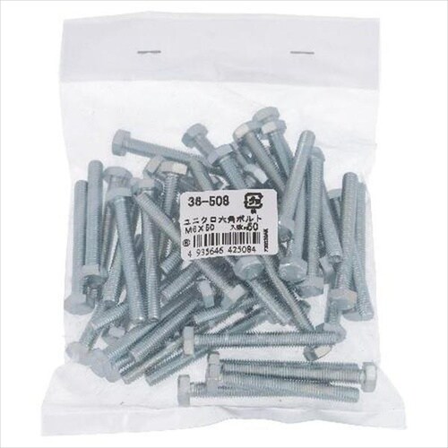 ユニクロ 六角ボルト M6X65 50P