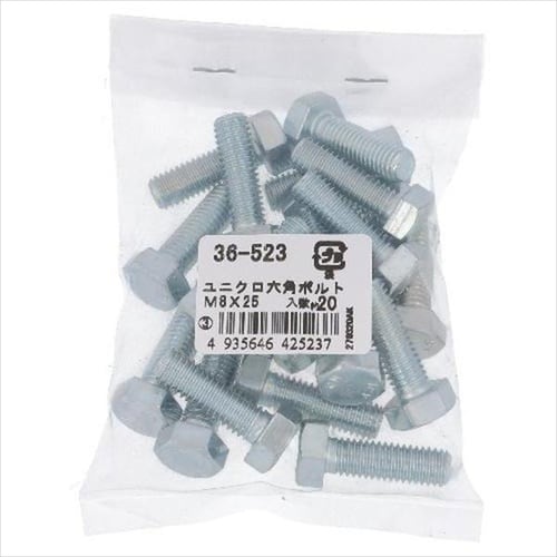 ユニクロ 六角ボルト M8X30 20P