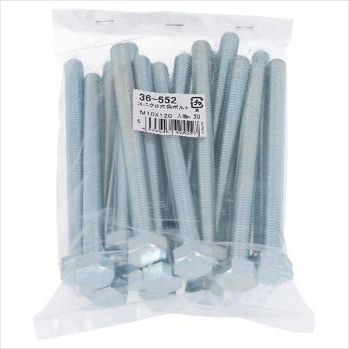 ユニクロ六角ボルト M10X130 20P