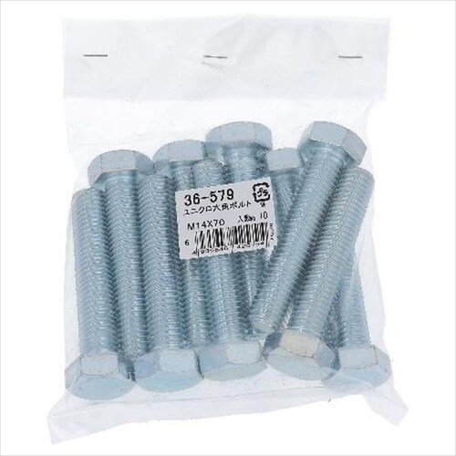 ユニクロ 六角ボルト M14X80 10P