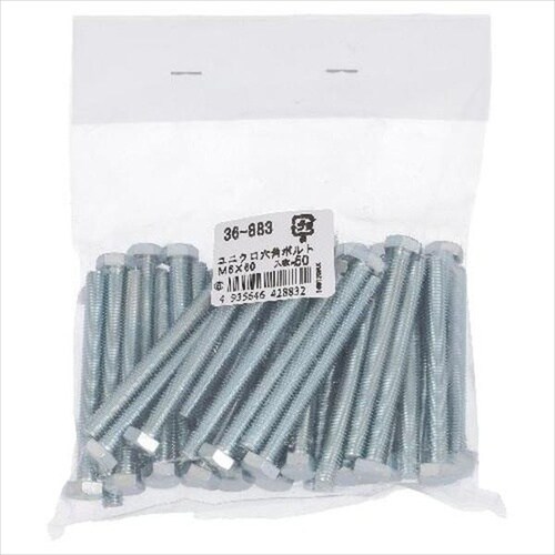 ユニクロ 六角ボルト M6X70 50P