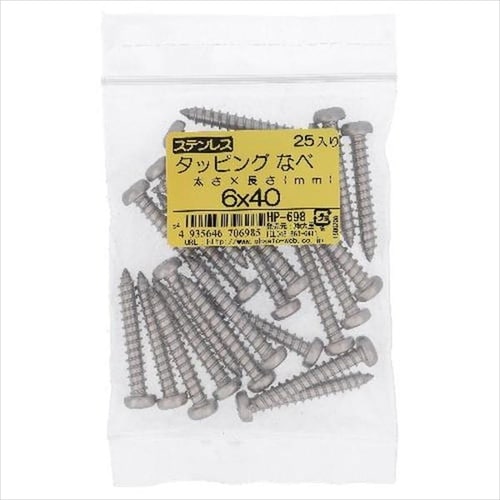 ステン タッピング ナベ 6X45 25P