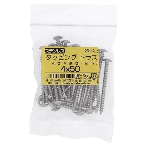 ステン タッピング トラス 4X60 25P