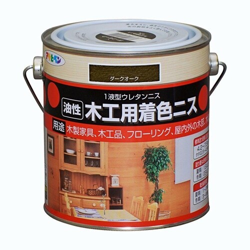 木工用着色ニス 0.7L ツヤ消しクリヤ