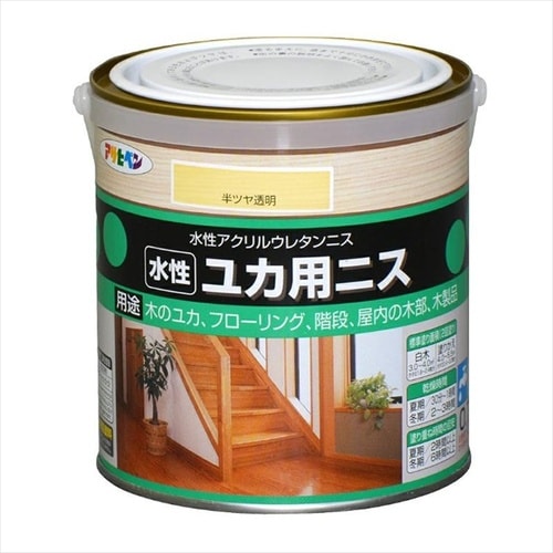 ユカ用ニス 1.6L ツヤあり透明