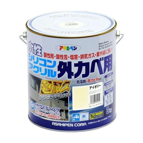 シリコンアクリル外かべ用 3kg ソフトGY