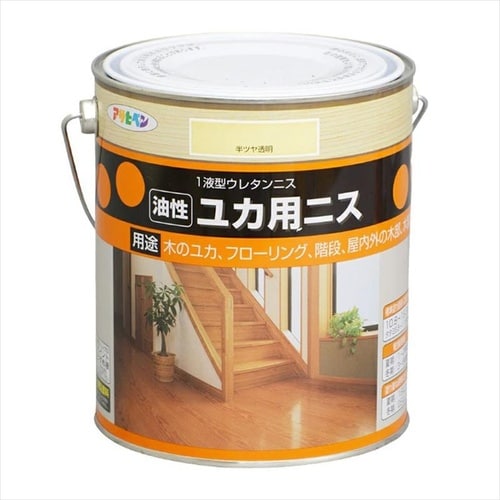 油性ユカ用ニス 300mL (ツヤあり透明)