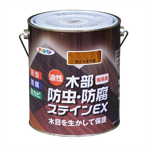 木部防虫防腐ステインEX 1.6L チーク