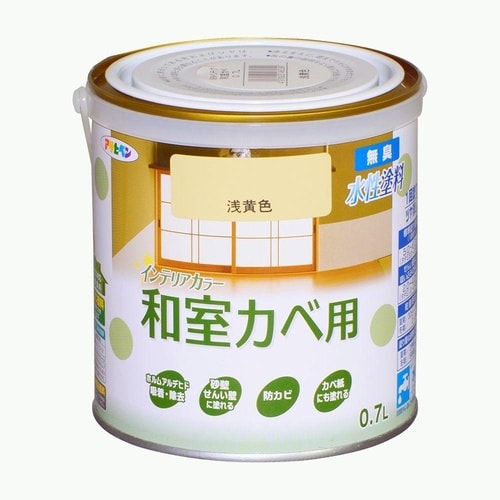 インテリア和室カベ1.6Lうぐいす色