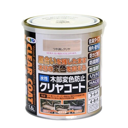 木部変色防止コート 300ml ツヤ消クリヤ
