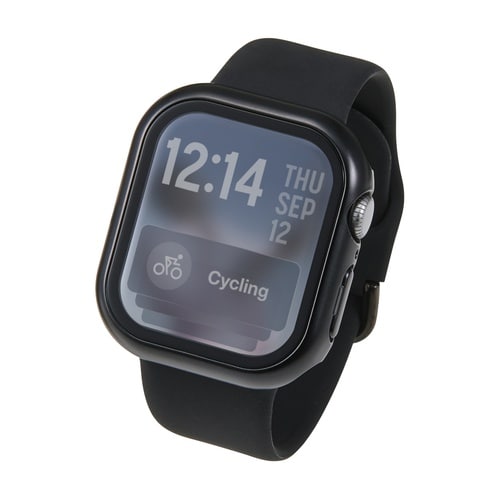 アップルウォッチ 42mm フルカバー メタル黒