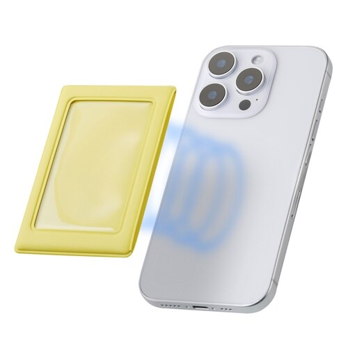 チェキフォトフレーム マグネット 写真収納 黄